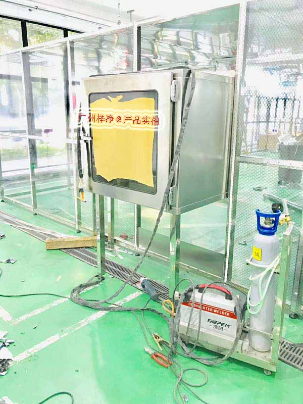 潔凈棚內(nèi)傳遞窗安裝圖 潔凈棚內(nèi)傳遞窗安裝圖